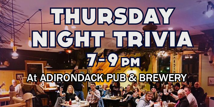 Thursday Night Trivia at Adirondack Pub & Brewery